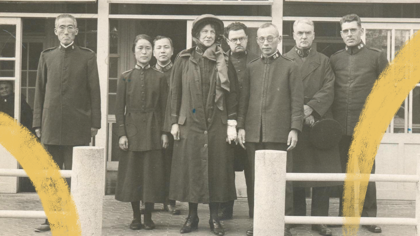 A group of Salvationists in Japan