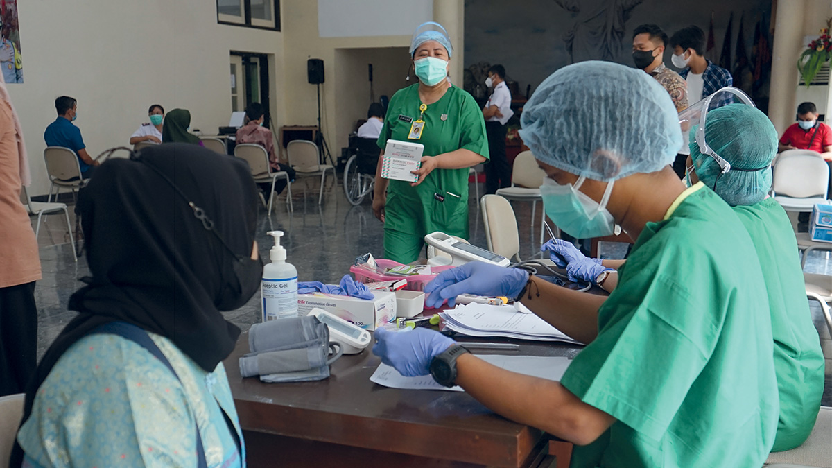 A vaccination clinc