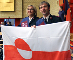 Lieuts Magnus and Petura Haraldsen
