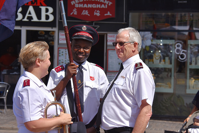 The General-Elect talks to Salvationists in Denmark