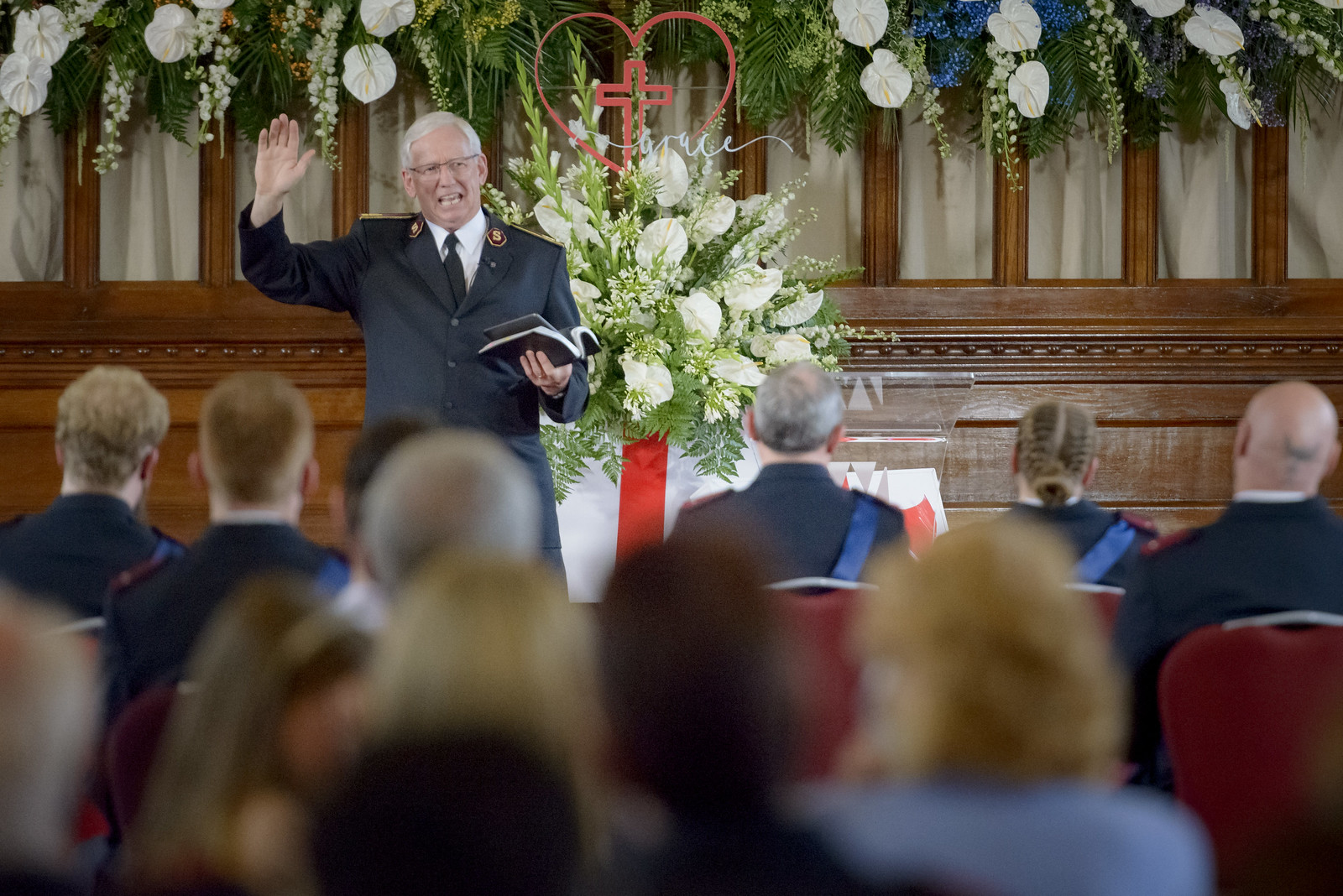 The General brings a Bible message