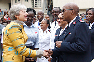 PM Theresa May meets Salvation Army Nigeria leader