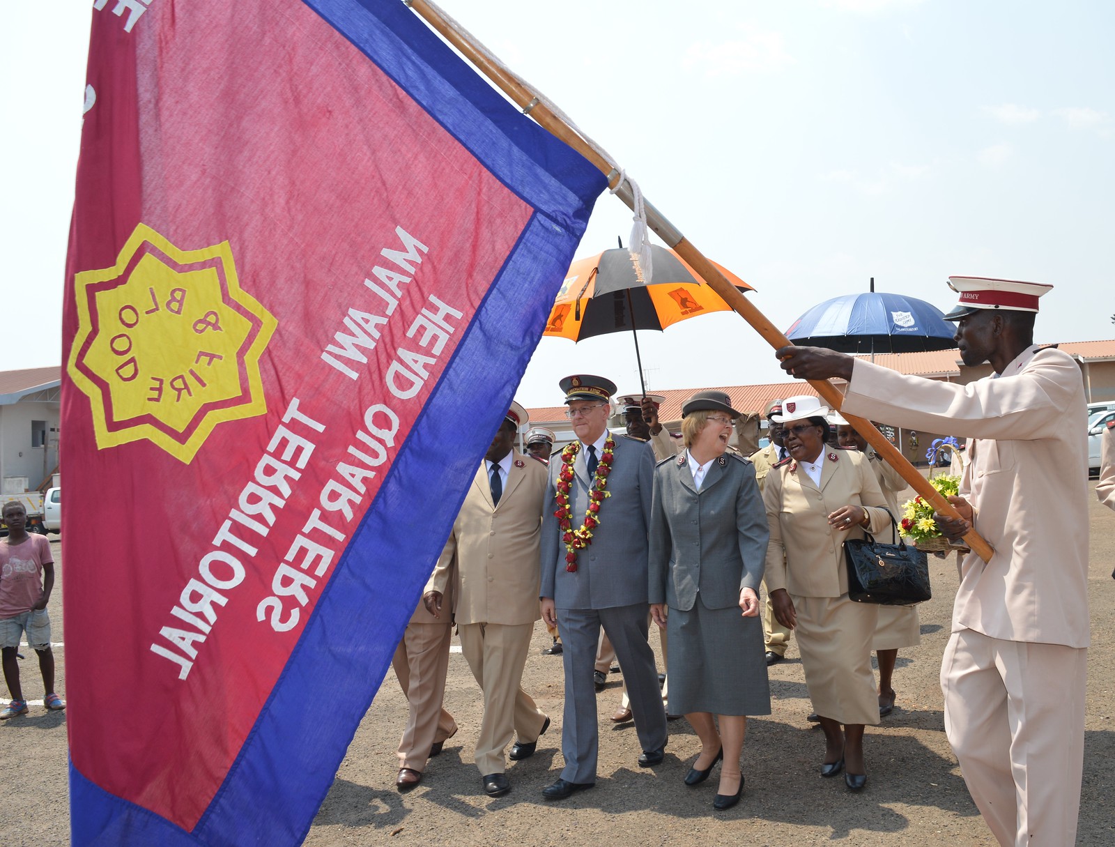General André Cox in Malawi