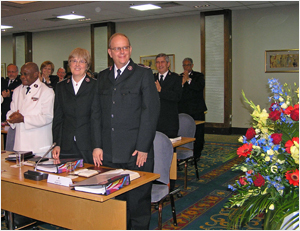 Commissioner Cox is elected General