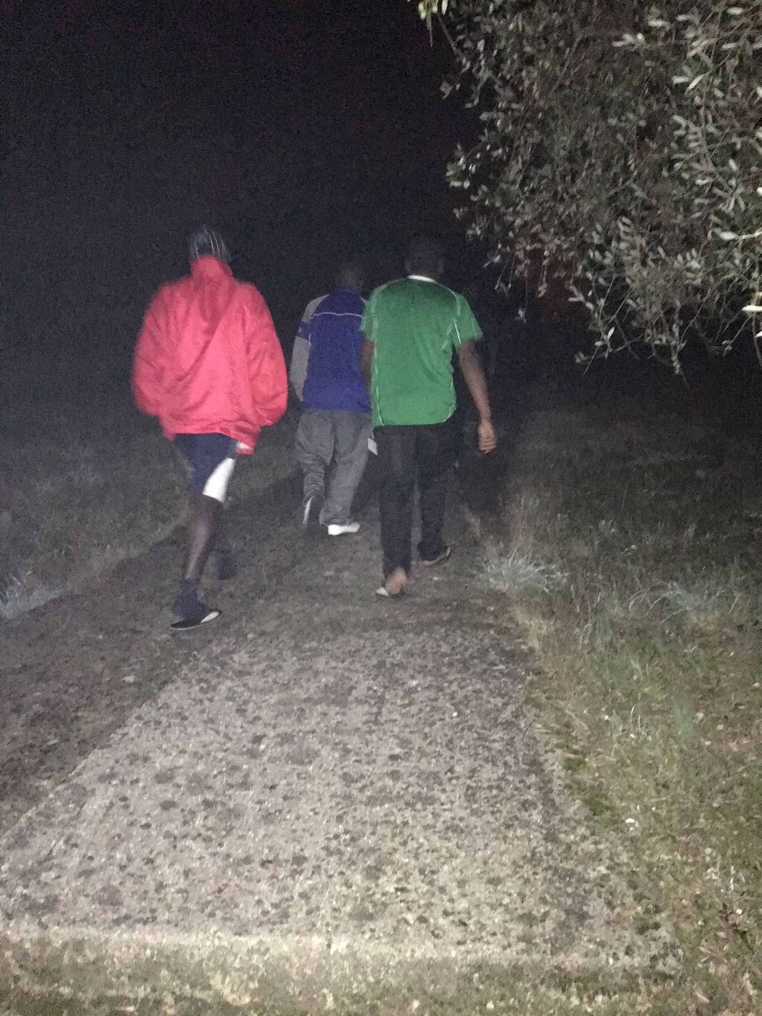 Arriving at l'Uliveto