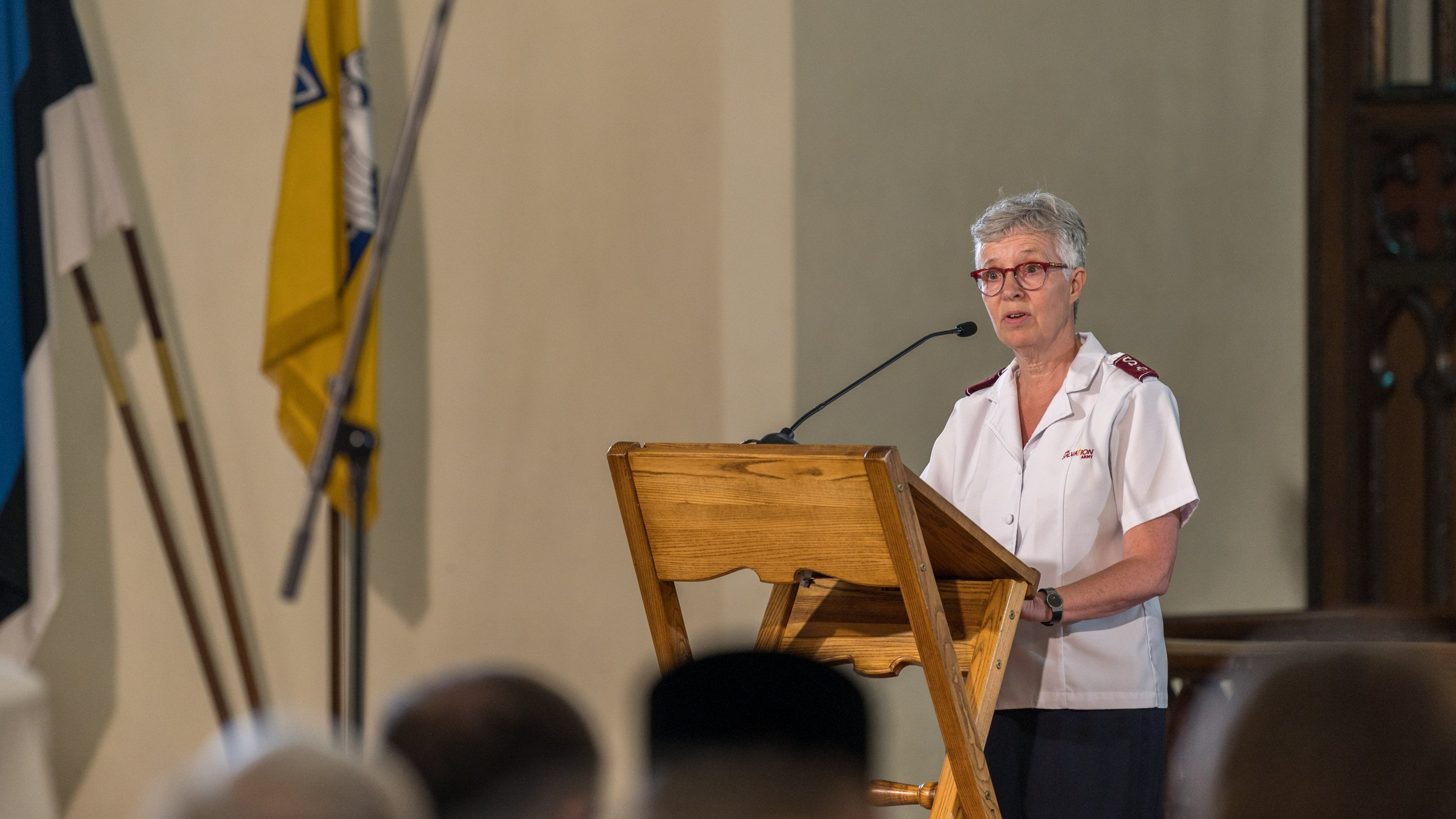 Commissioner Krommenhoek preaches at St John's - credit Albin Hillert CEC