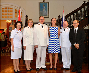 General Cox and Commissioner Silvia Cox with Deputy High Commissioner