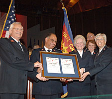 Commissioners Israel and Eva Gaither retire