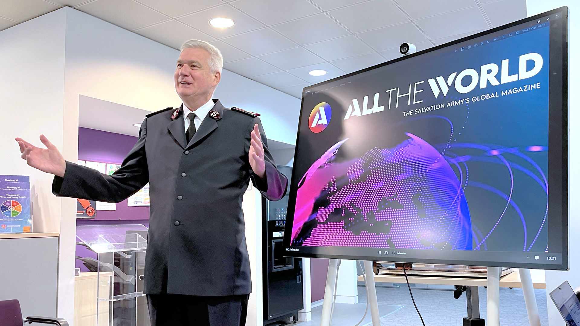 The Chief of Staff introduces All the World
