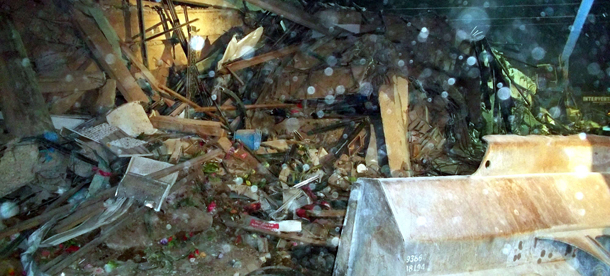 Collapsed department store in Ghana