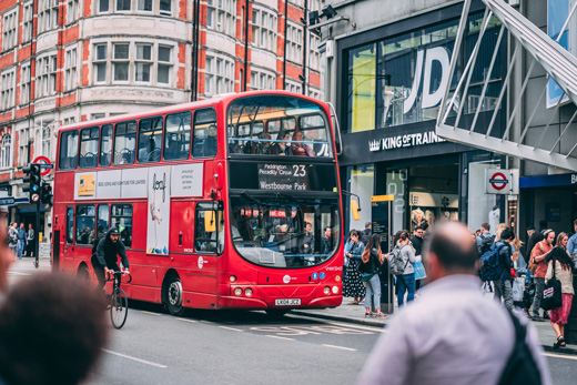 Typically busy London