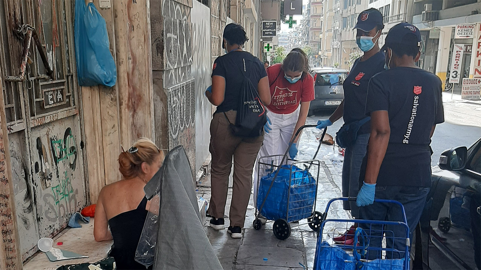 The Green Light Project team out in the community