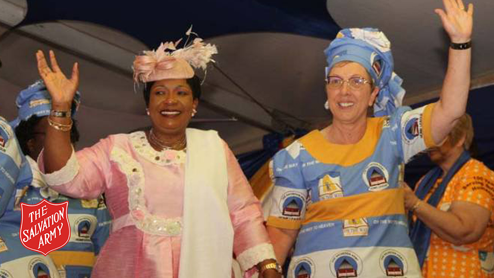 Zimbabwean First Lady with Commissioner Rosalie Peddle