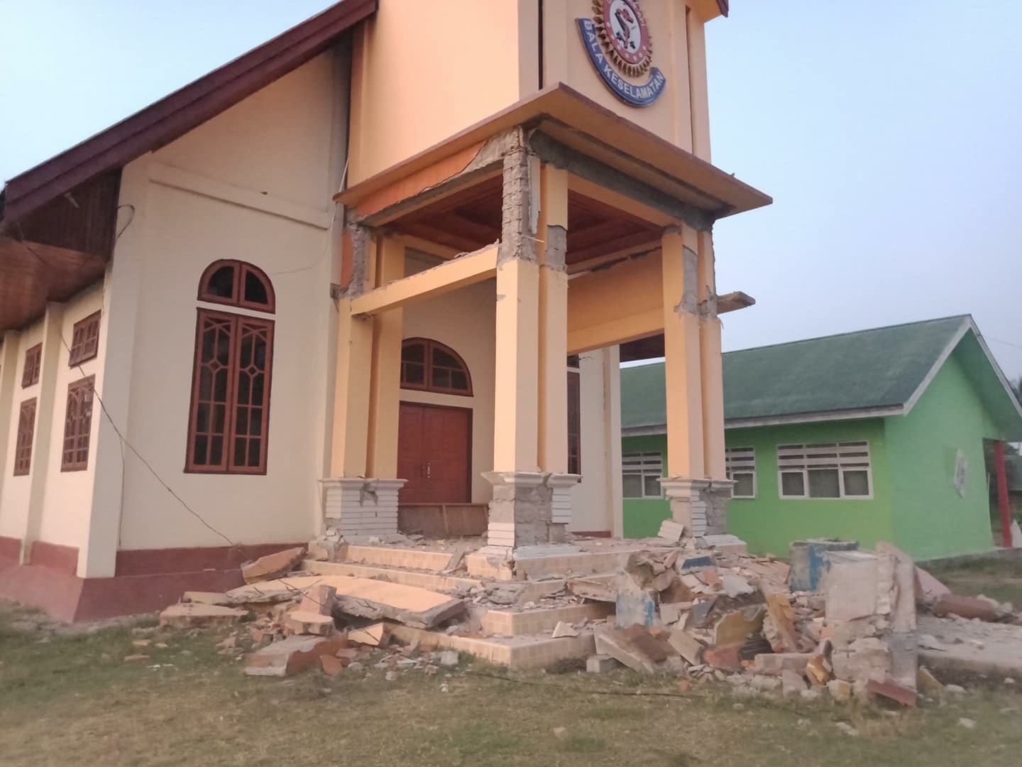Salvation Army corps building in Palu