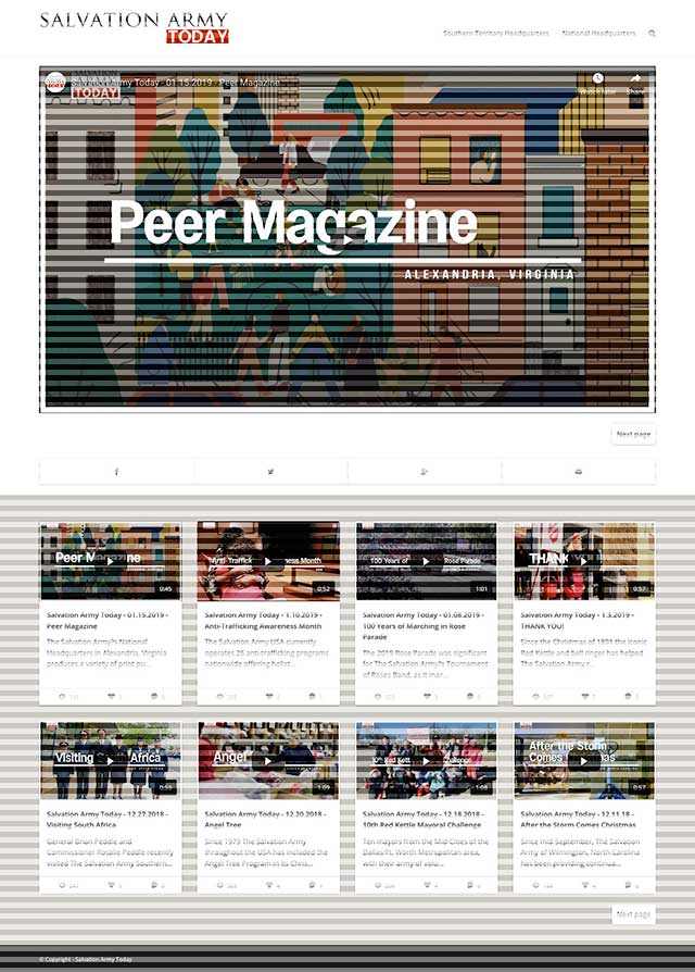 Screenshot of SA Today website