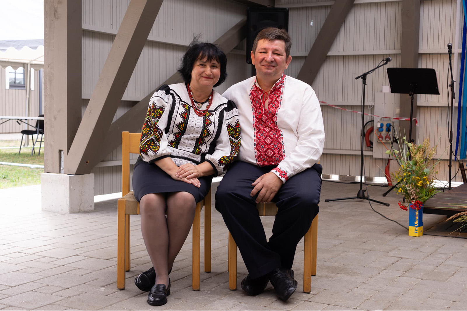 Ukraine divisional leaders, Majors Irina and Konstantin Shvab