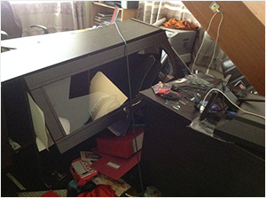 Inside Major Ralte's house