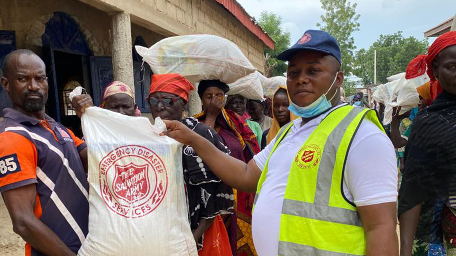 Delivering humanitarian aid in Maiduguri