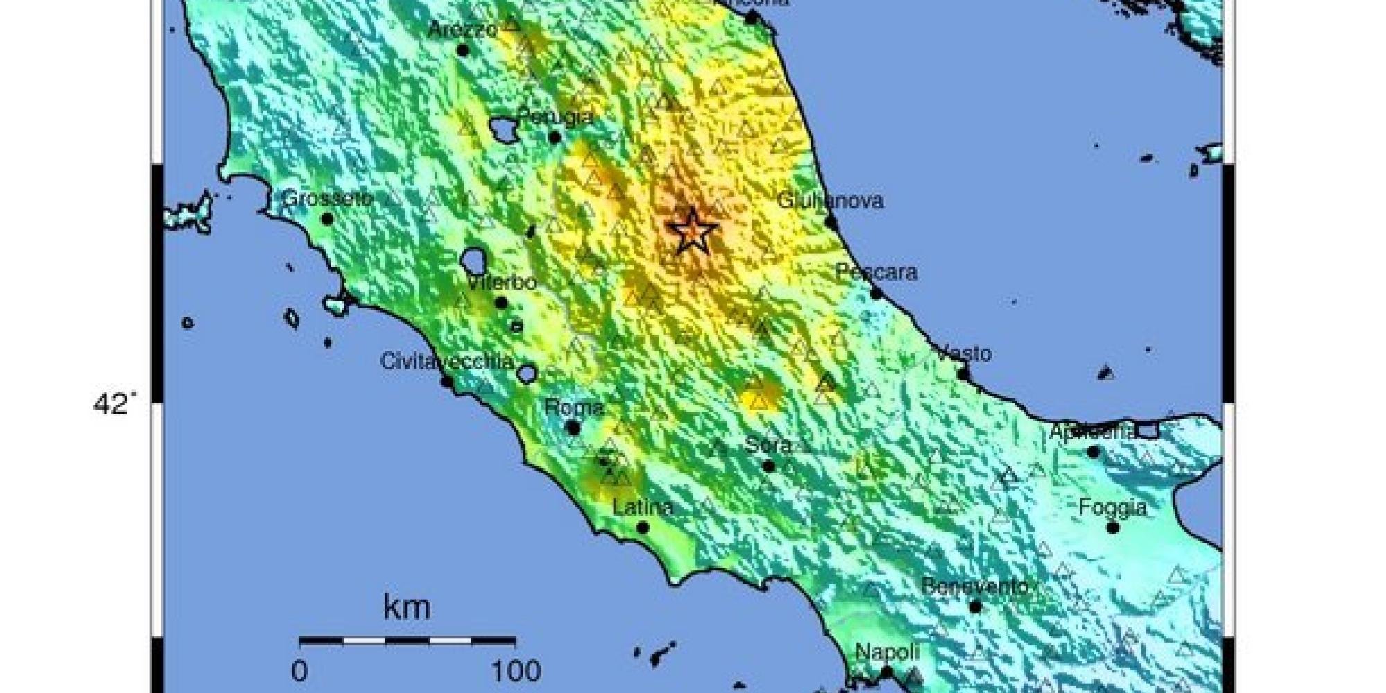 USGC tremor map