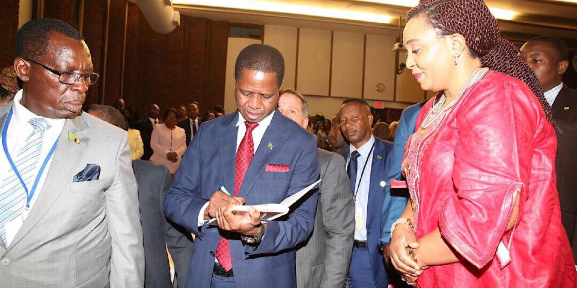 President Edgar Lunga