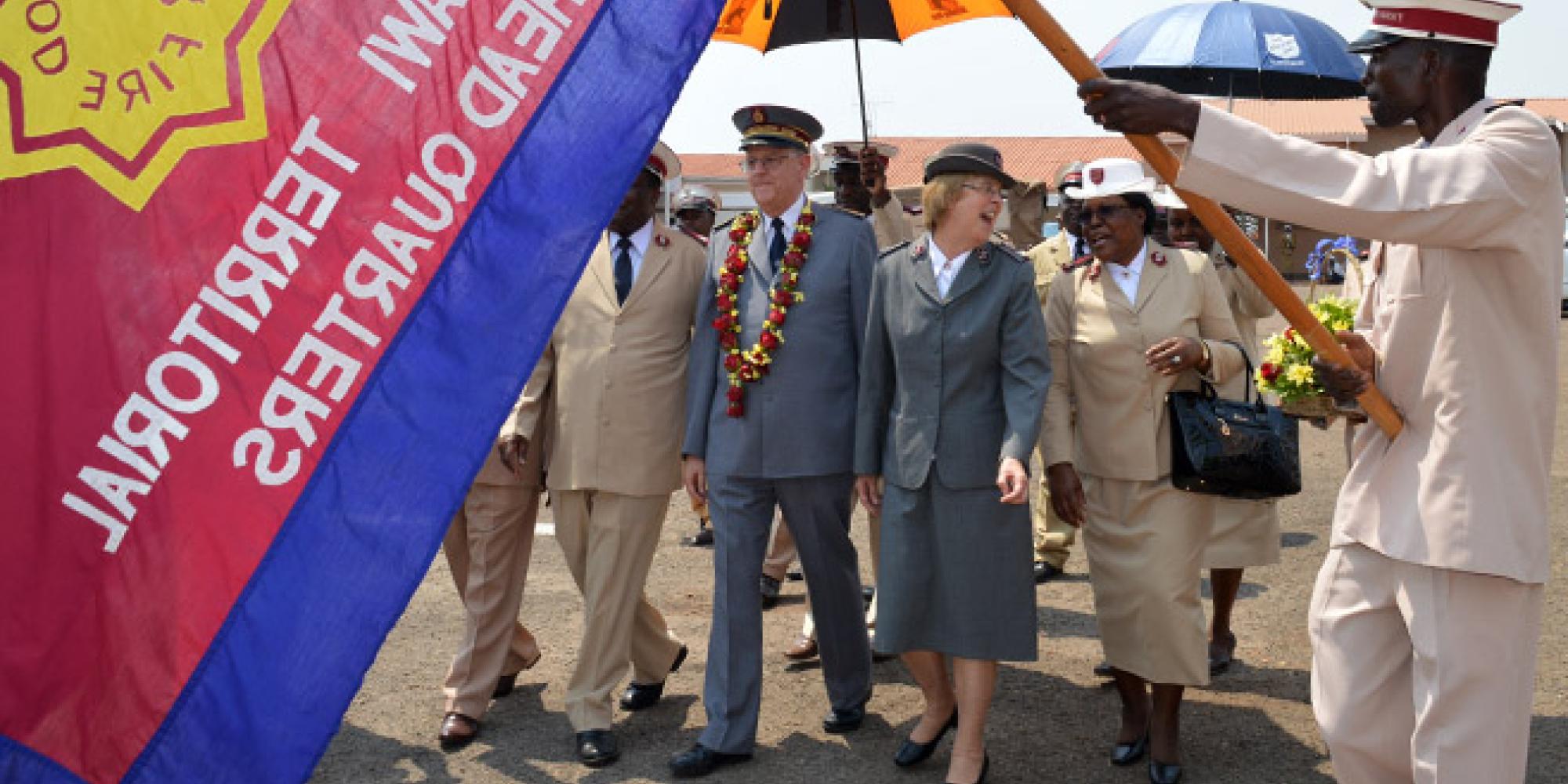 General André Cox in Malawi