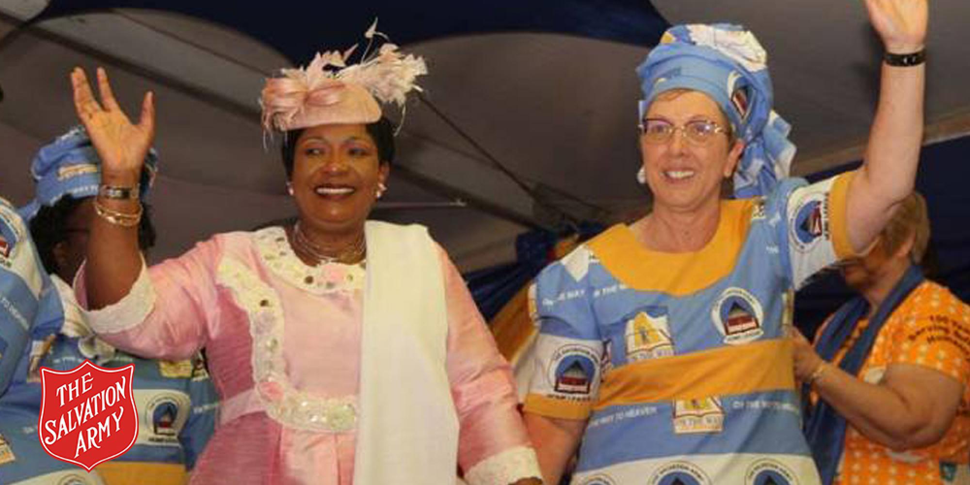 Zimbabwean First Lady with Commissioner Rosalie Peddle