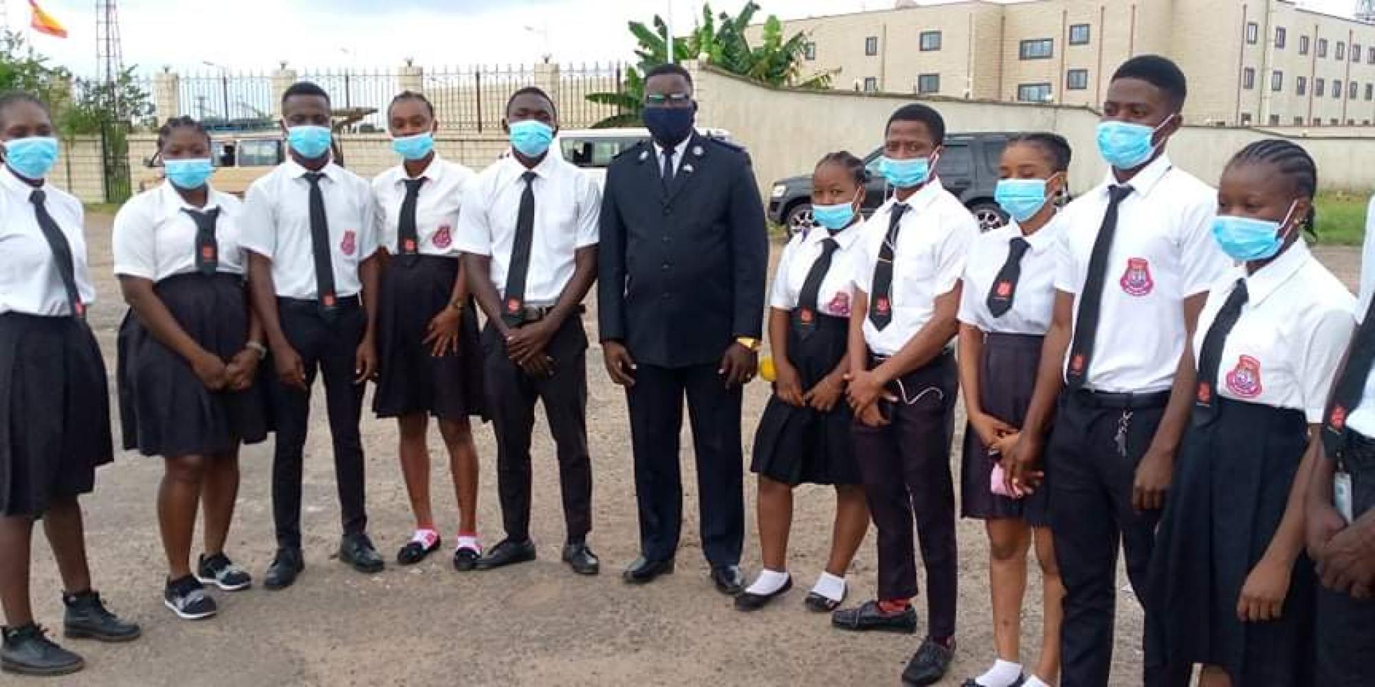 David with students