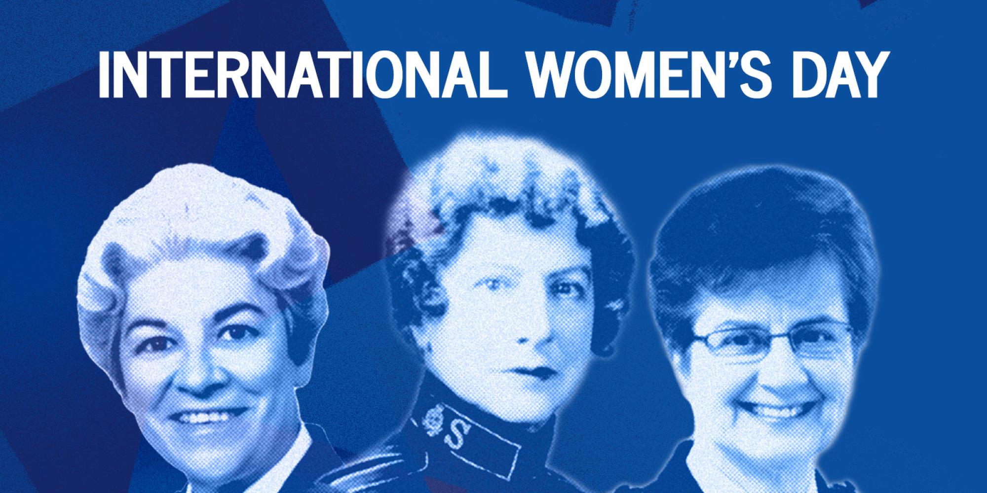 Generals Eva Burrows, Evangeline Booth and Linda Bond