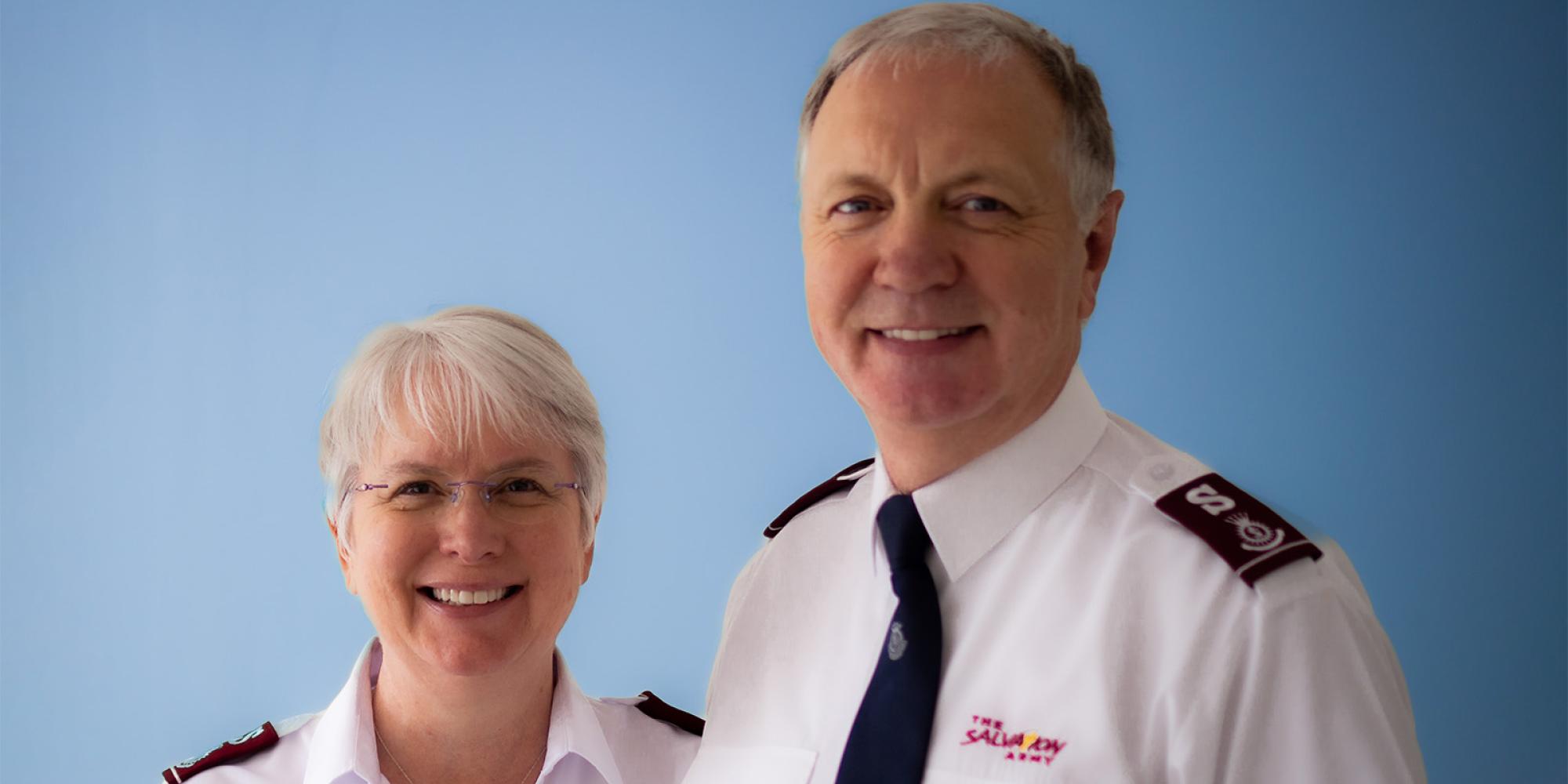 Lieutenant-Colonels Ann and Richard Borrett