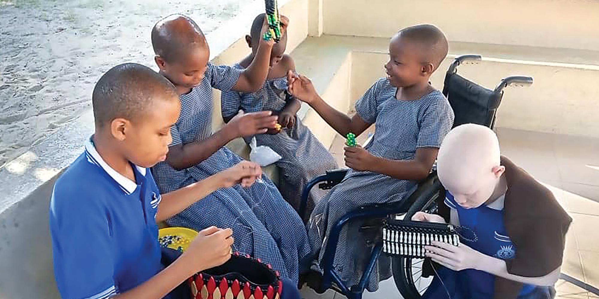 Students at Matumaini Primary School