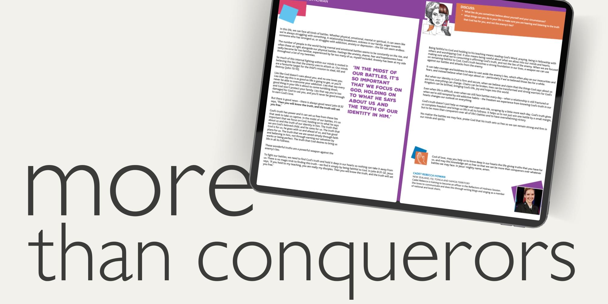 More Than Conquerors