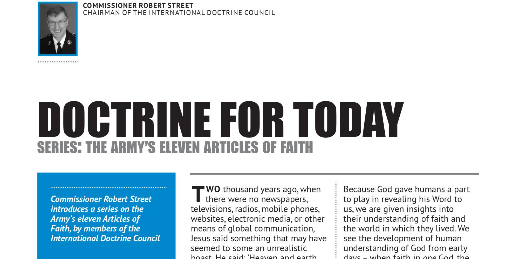 Doctrine for Today