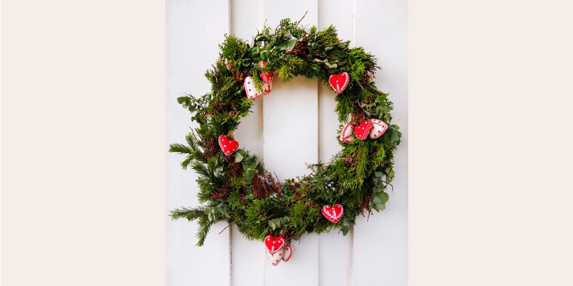 A Christmas wreath
