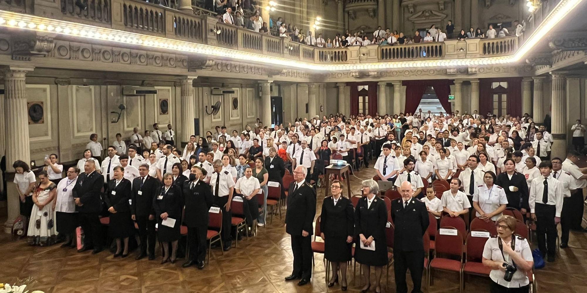 A large congregation