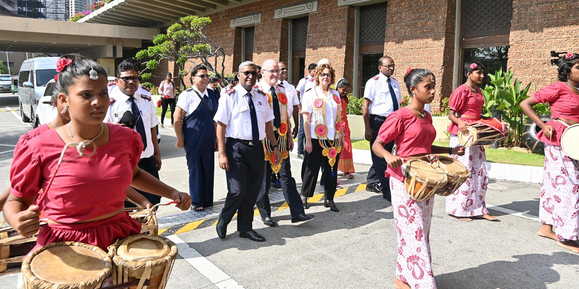 Sri Lanka traditional welcome