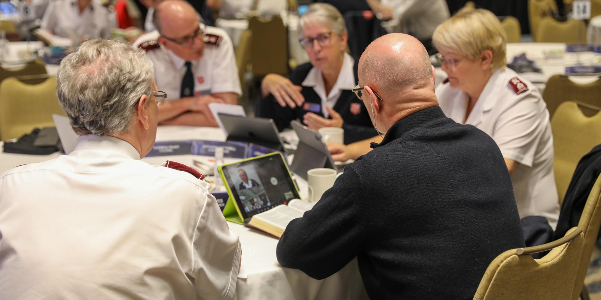 A hybrid session at the conference