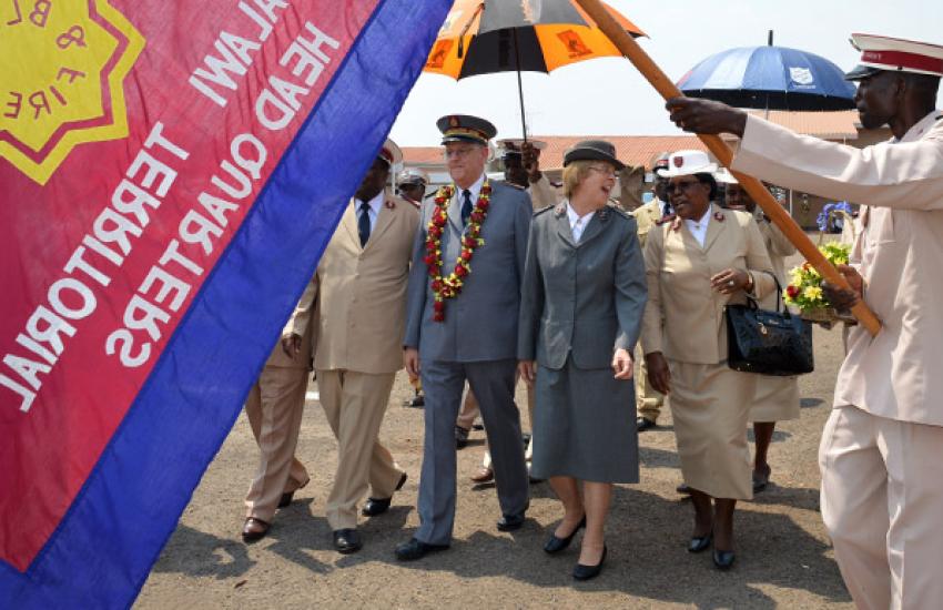 General André Cox in Malawi