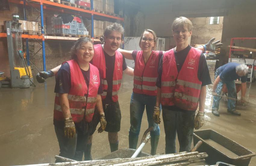 Salvation Army flooding response in Germany