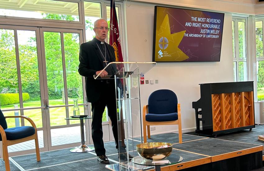 The Archbishop of Canterbury addresses the High Council