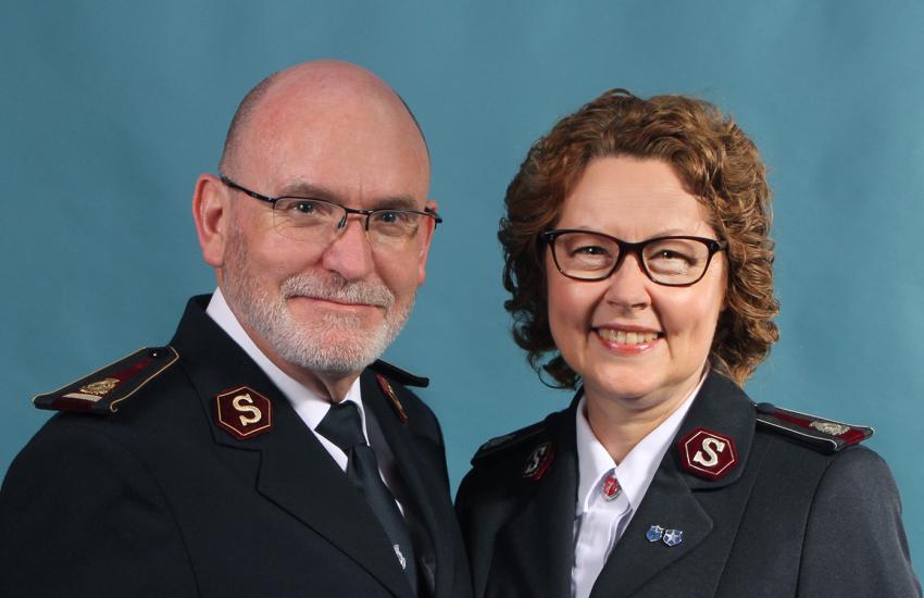 General Lyndon Buckingham and Commissioner Bronwyn Buckingham