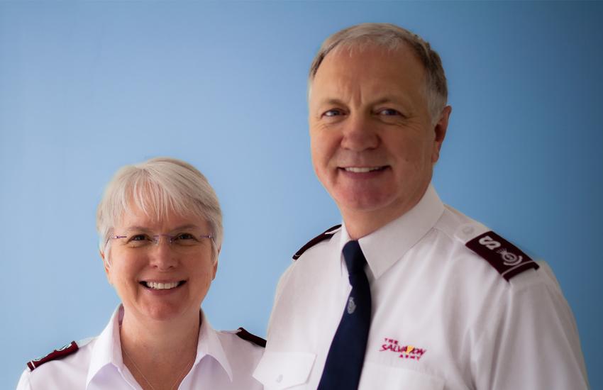 Lieutenant-Colonels Ann and Richard Borrett