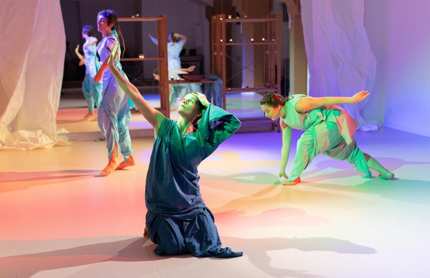 Dancers on stage
