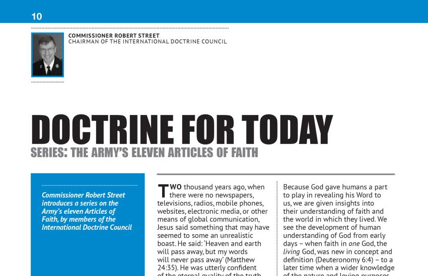 Doctrine for Today