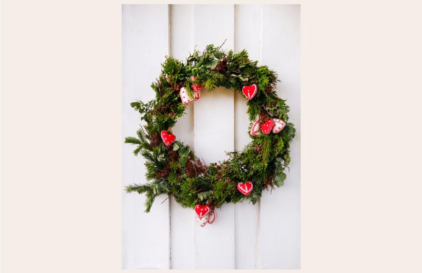 A Christmas wreath