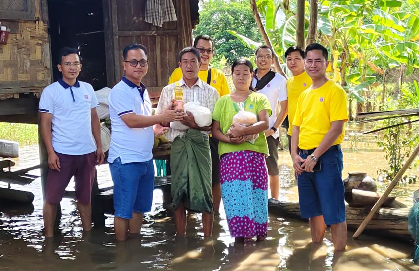 Myanmar flooding response
