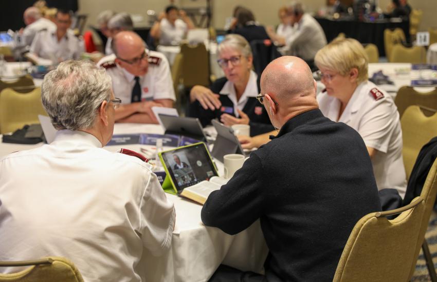 A hybrid session at the conference