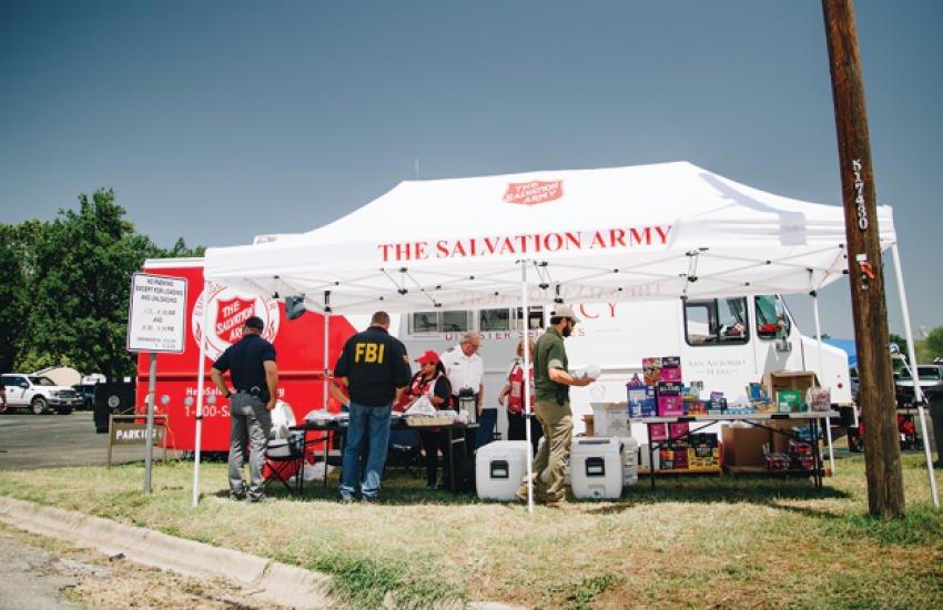 Salvation Army emergency station