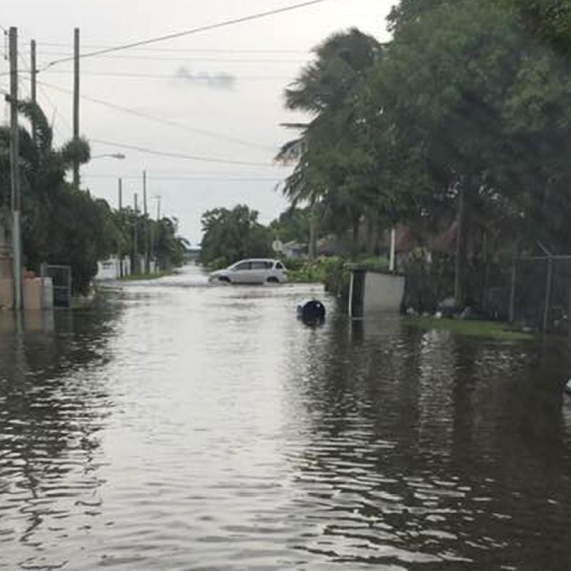Flooding in Nassau, Bahamas