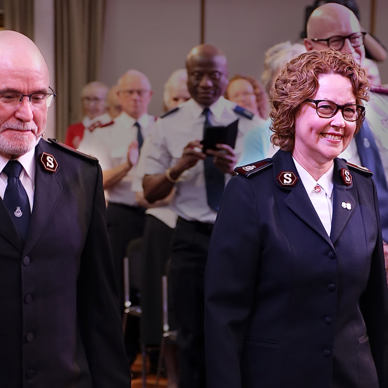 General Lyndon Buckingham and Commissioner Bronwyn Buckingham