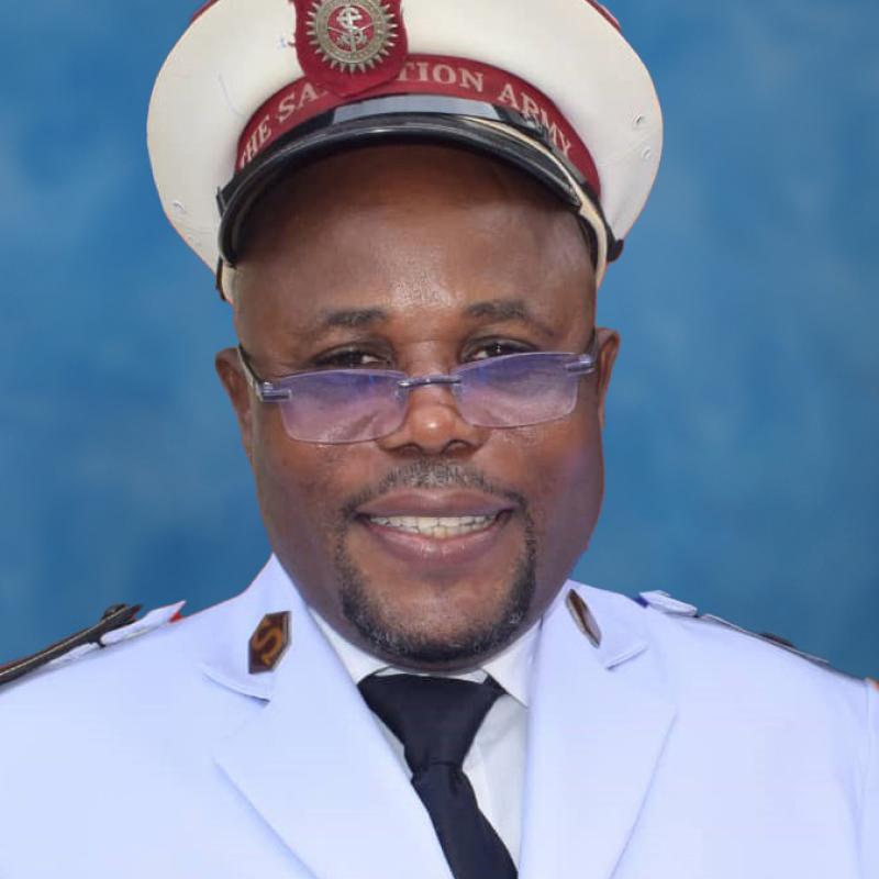Headshot of Lieut-Colonel Blaise Kombo
